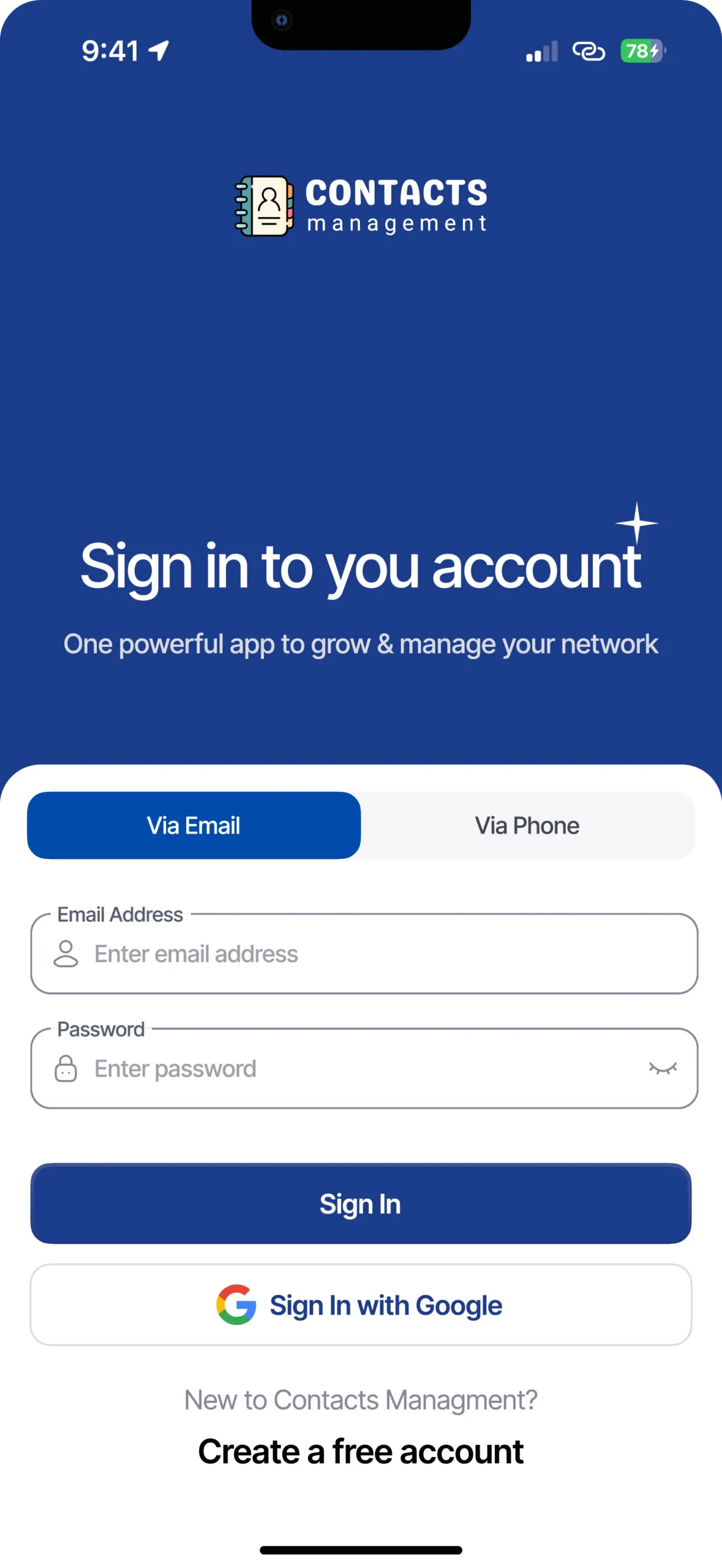 Contacts Management-2