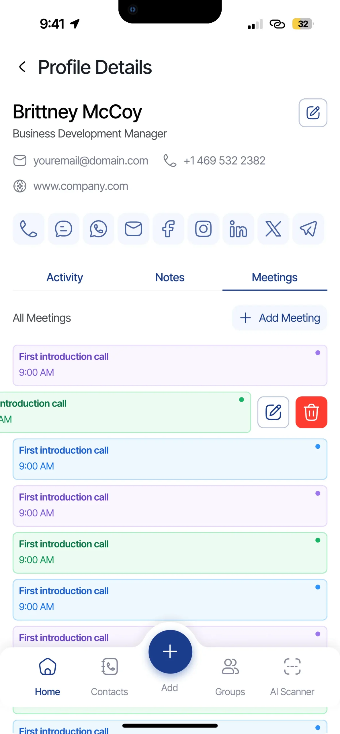 Contacts Management-21
