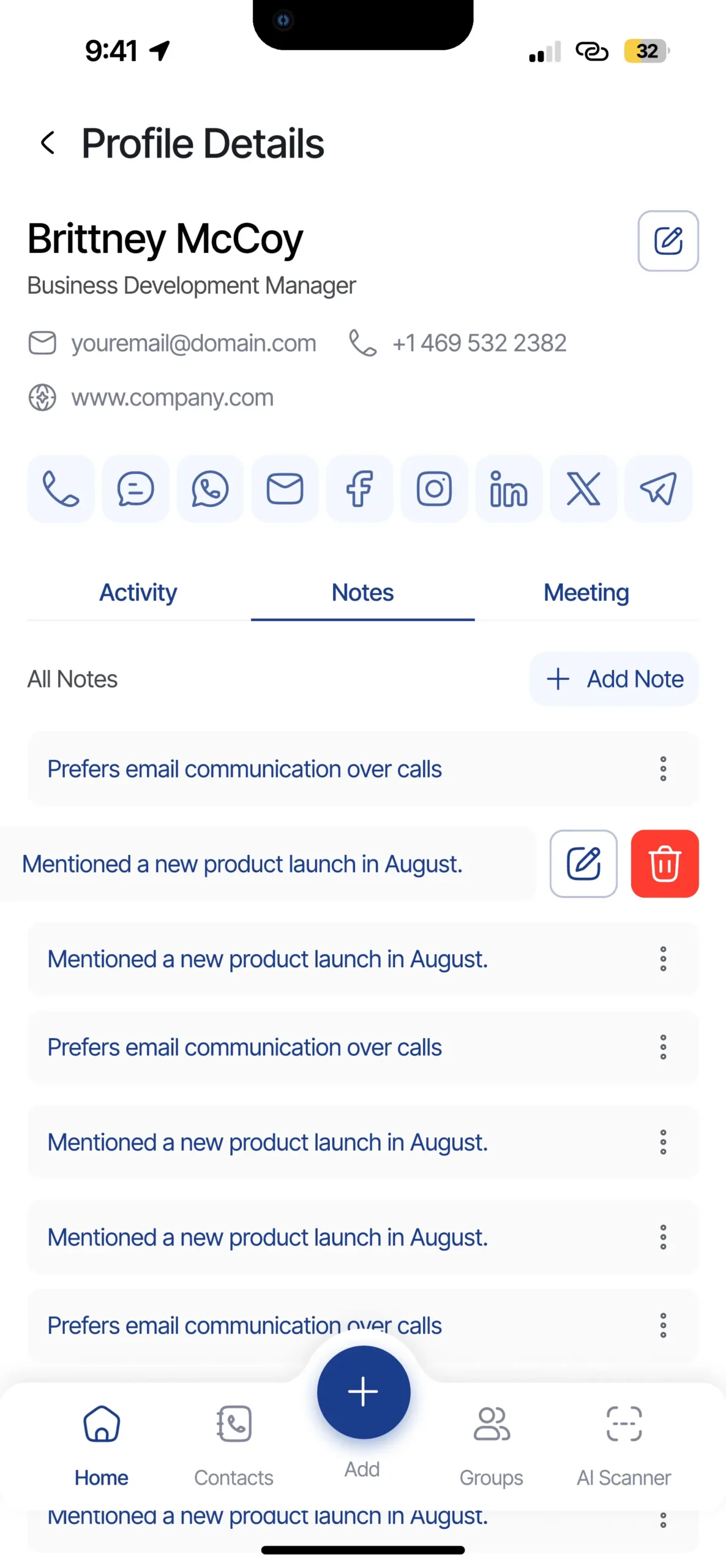 Contacts Management-24